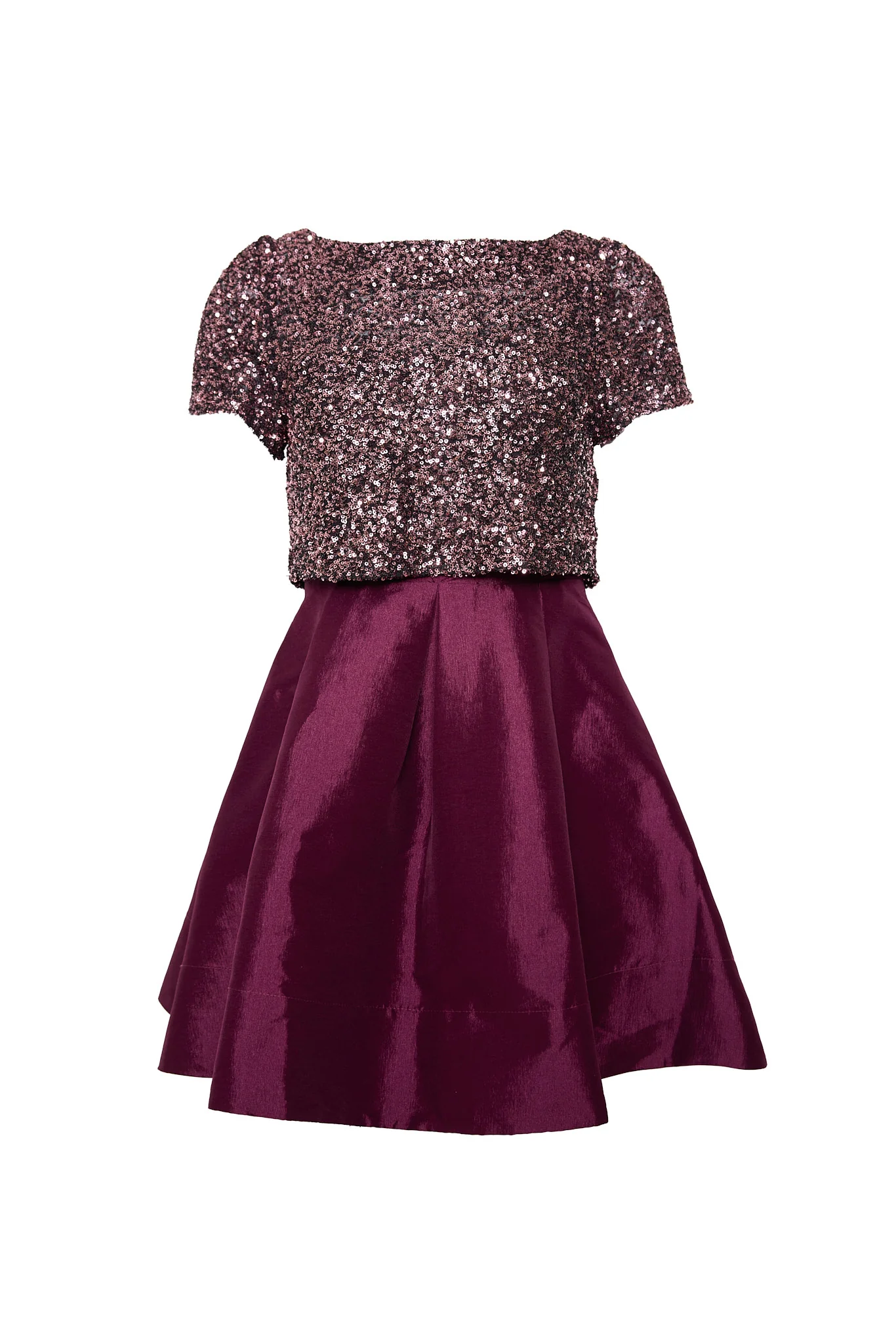 Alexis Dress in Wine - Image 4