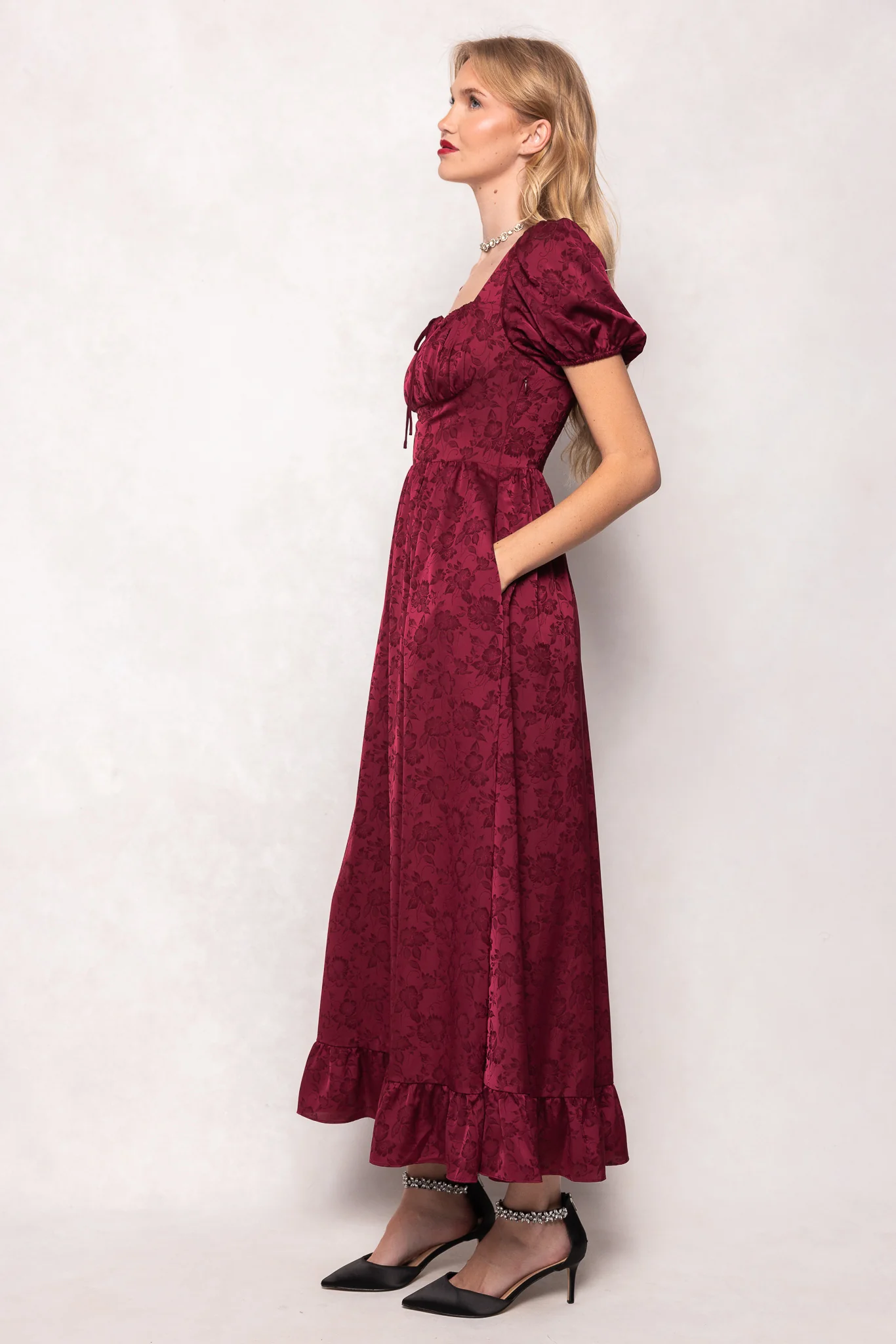 Amira Dress in Red - Image 4