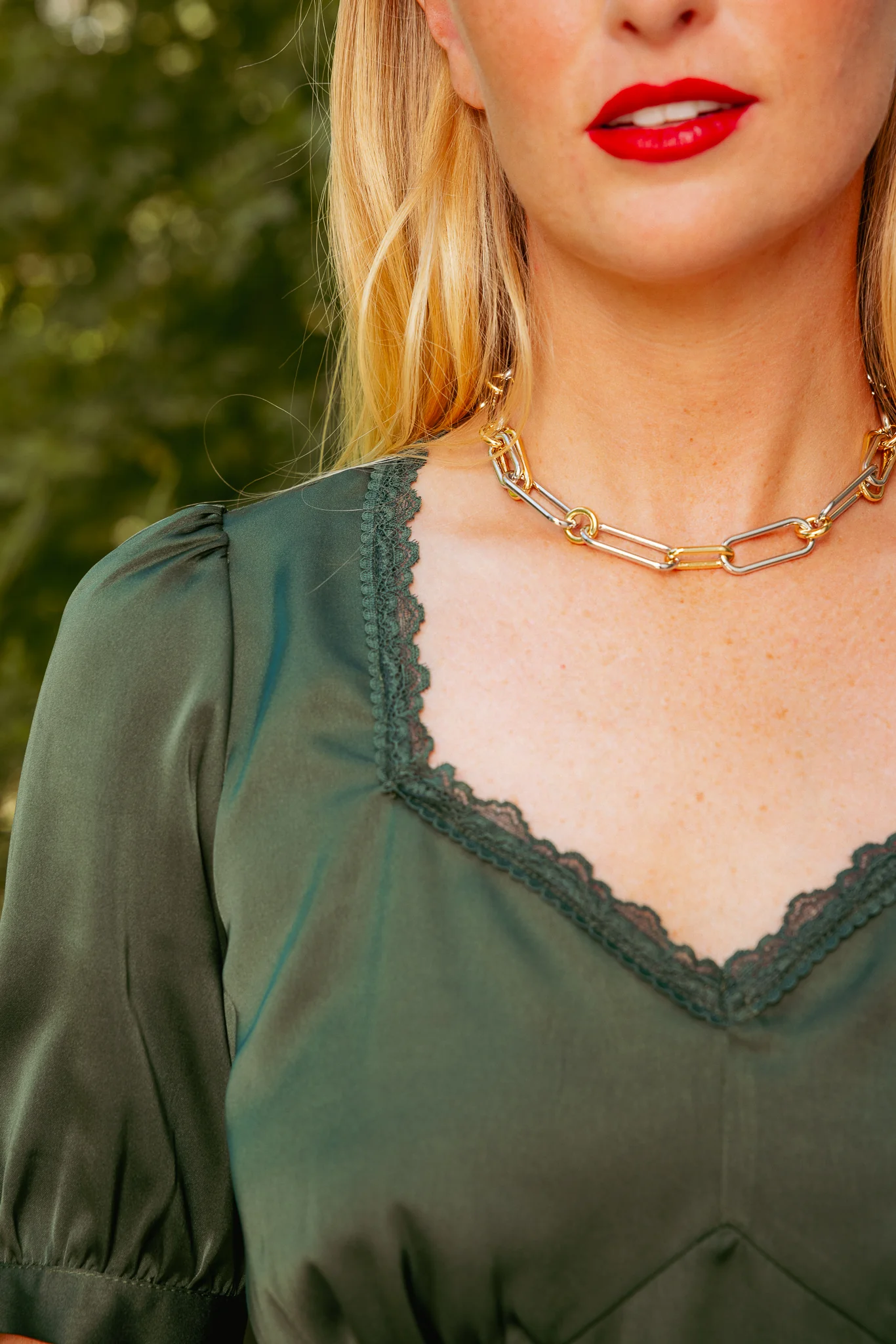 Ariella Blouse in Green - Image 4