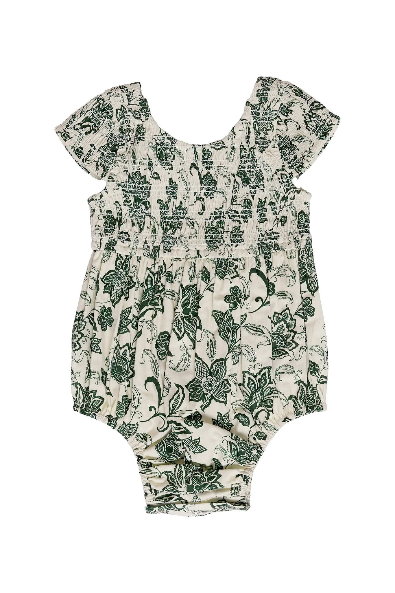 Baby Marlow Romper in Vintage Sage Bloom