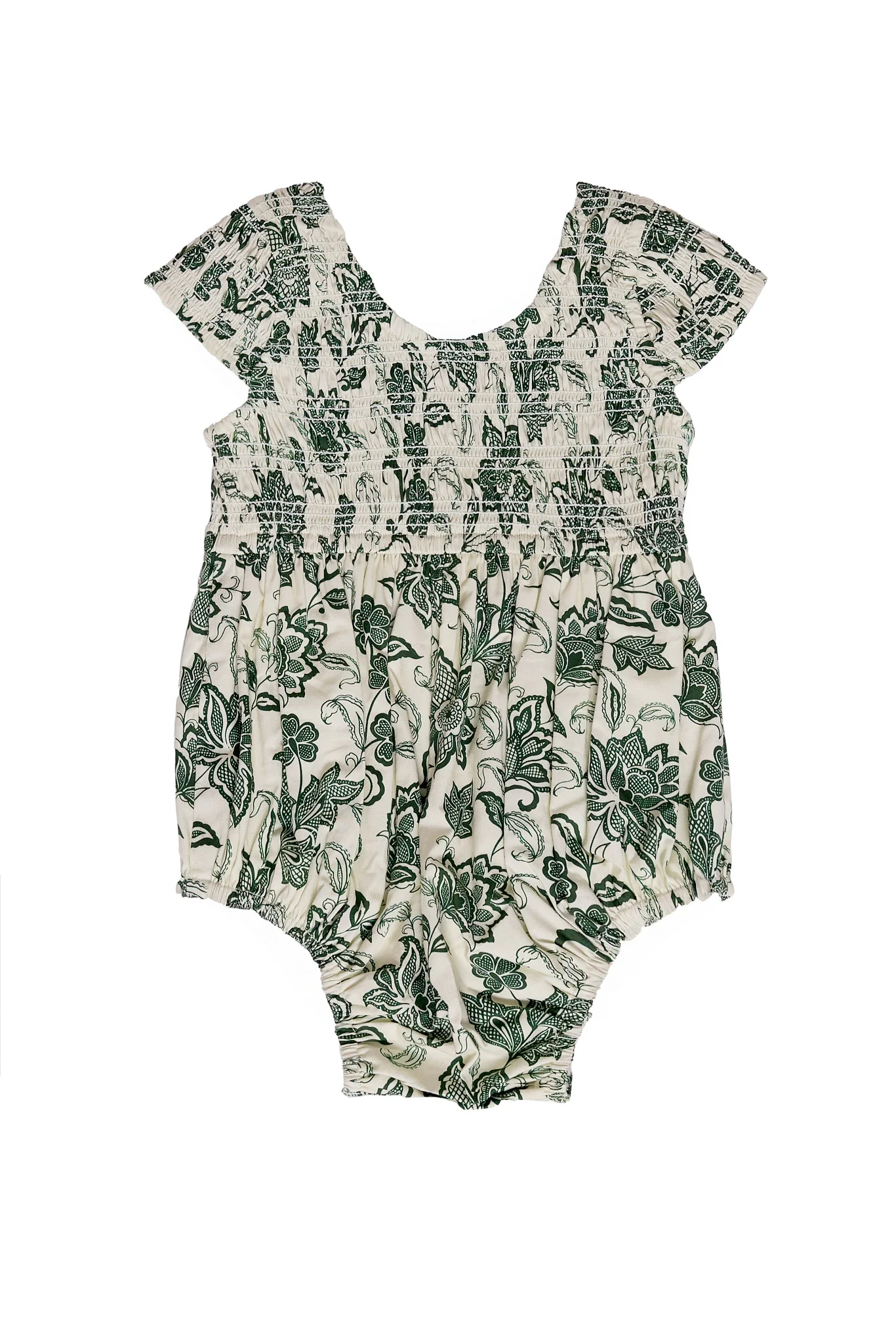 Baby Marlow Romper in Vintage Sage Bloom - Image 2