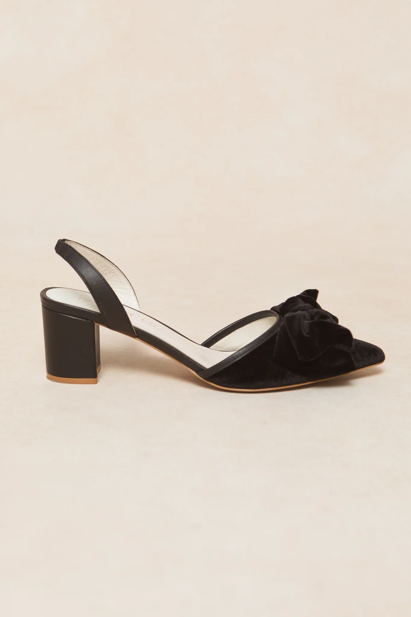 Eloise Black Bow Heel - Image 5