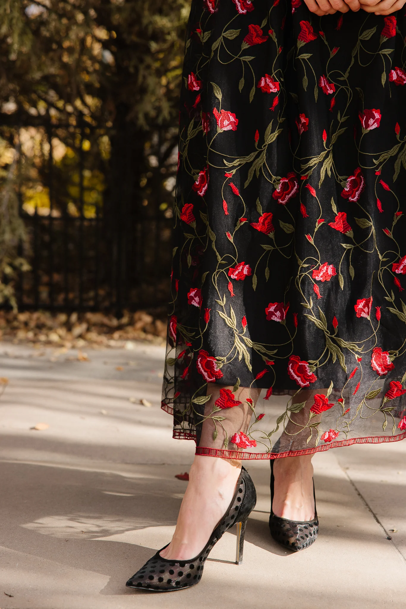 Flora Dress in Romantic Roses - Image 6