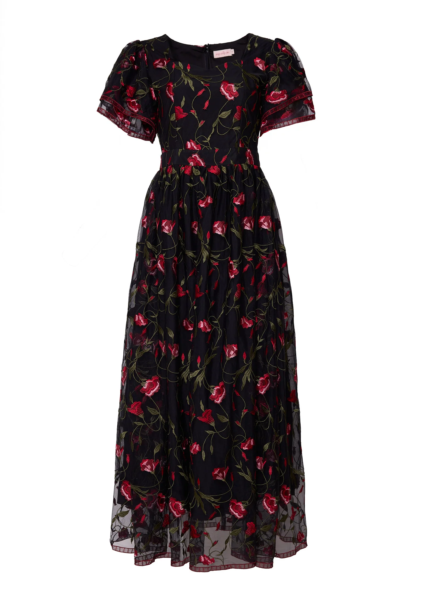 Flora Dress in Romantic Roses - Image 8