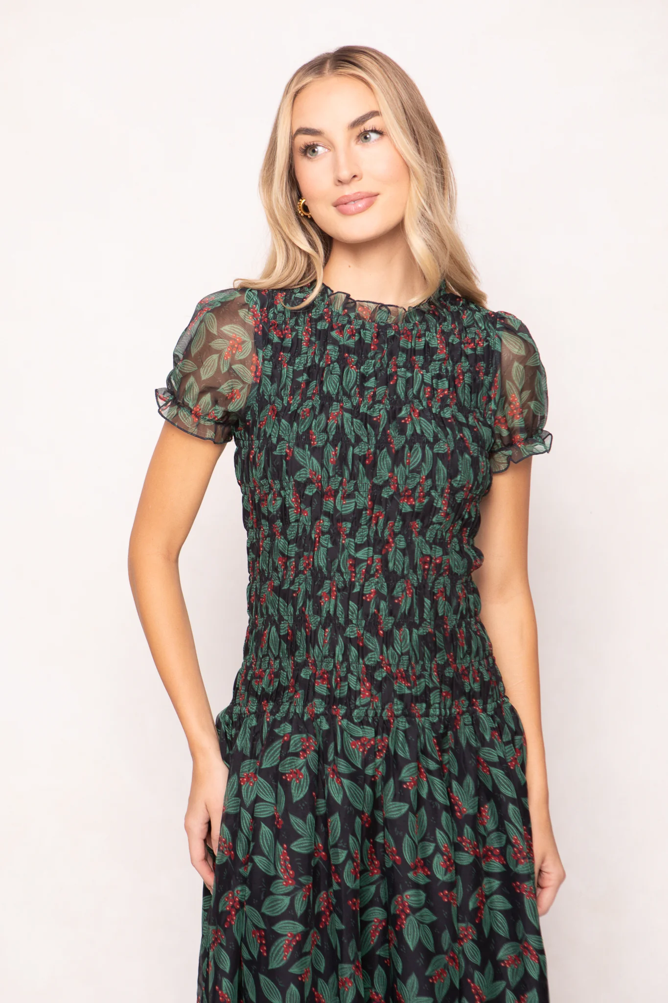 Hayden Dress in Berries - Image 2