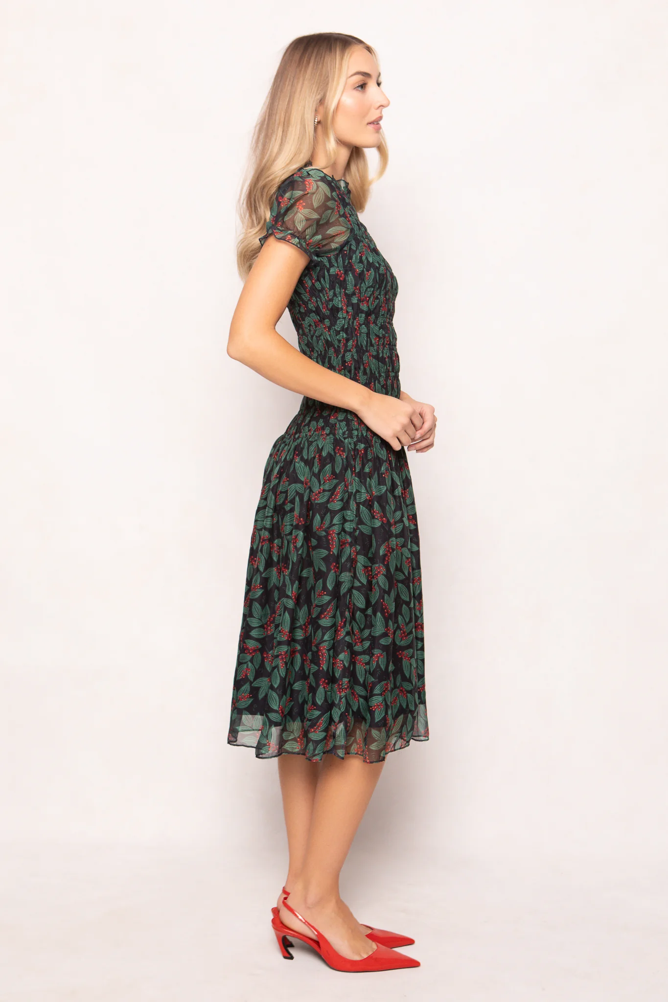 Hayden Dress in Berries - Image 4