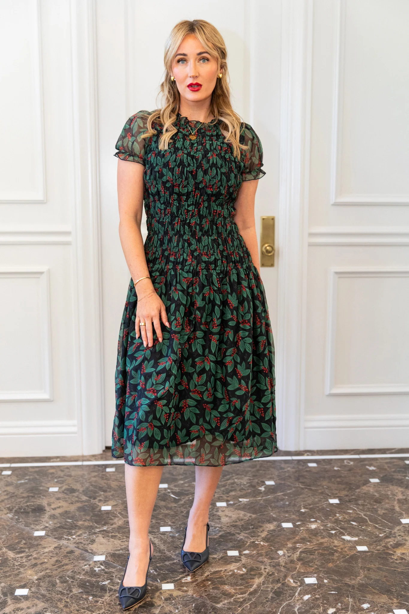 Hayden Dress in Berries - Image 6