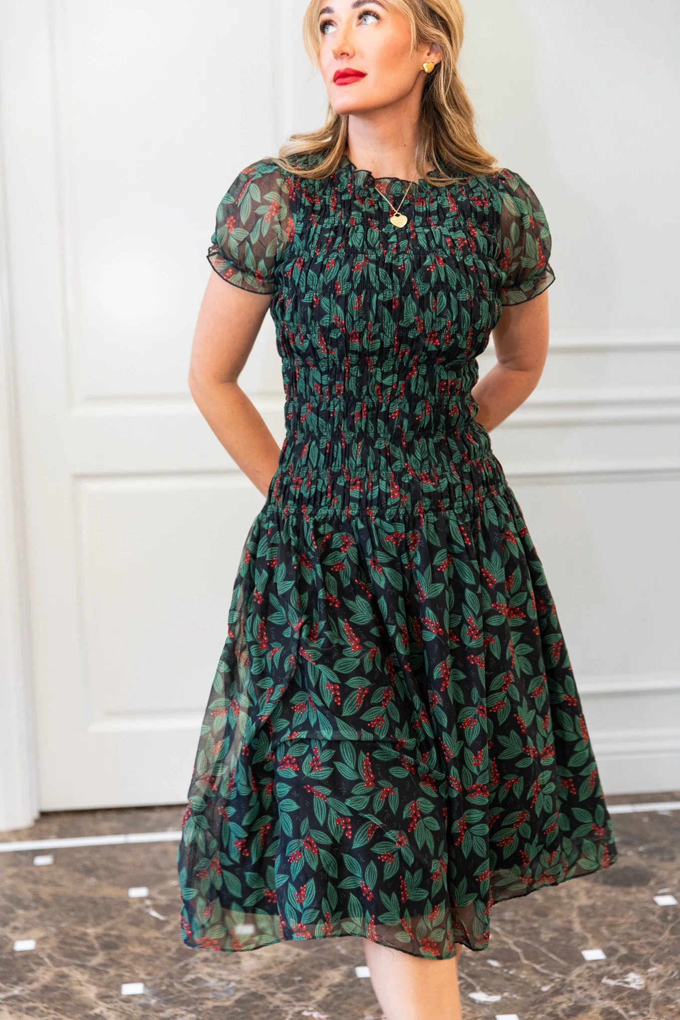 Hayden Dress in Berries - Image 7