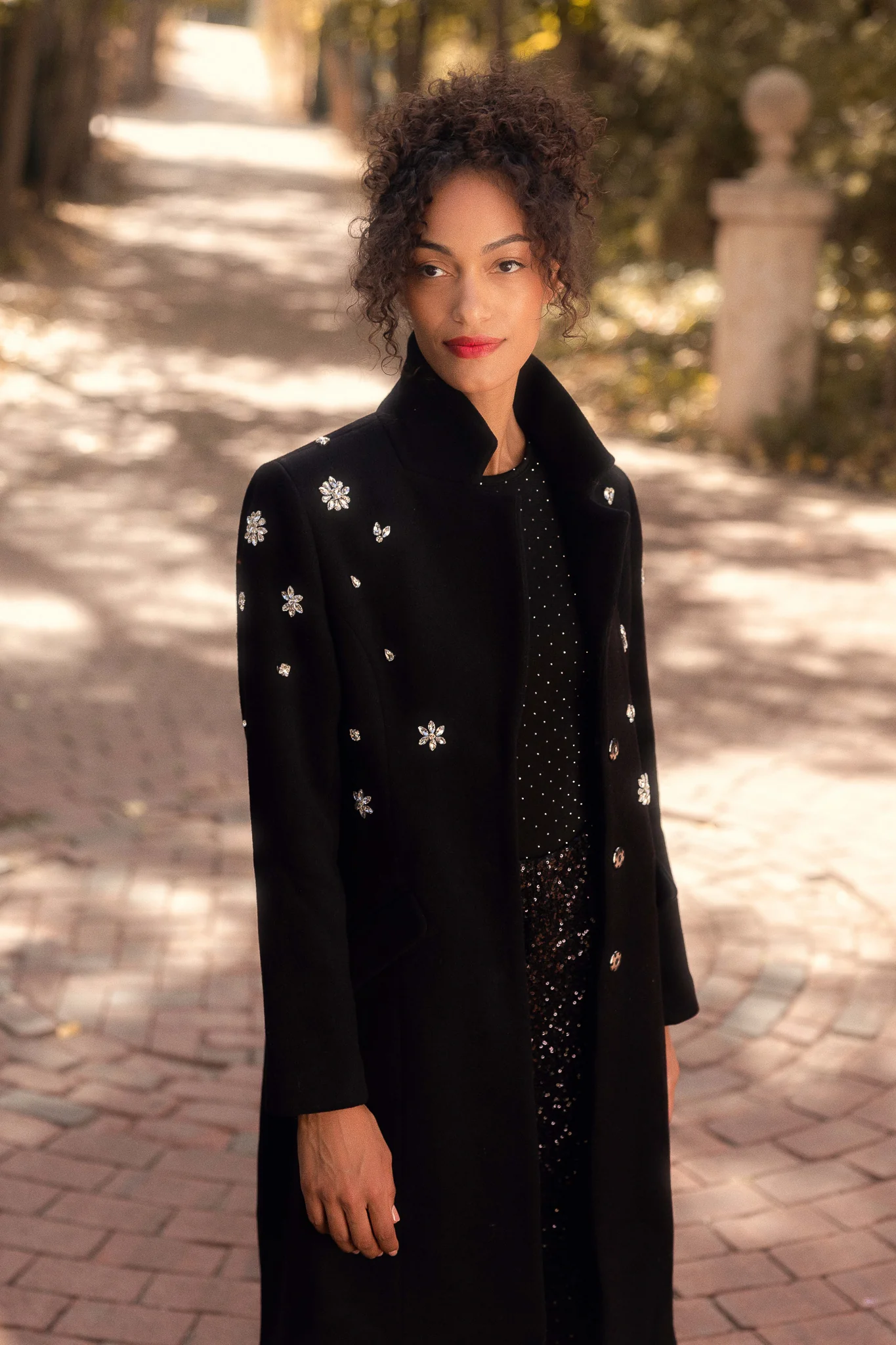 Jacqueline Coat in Black - Image 3