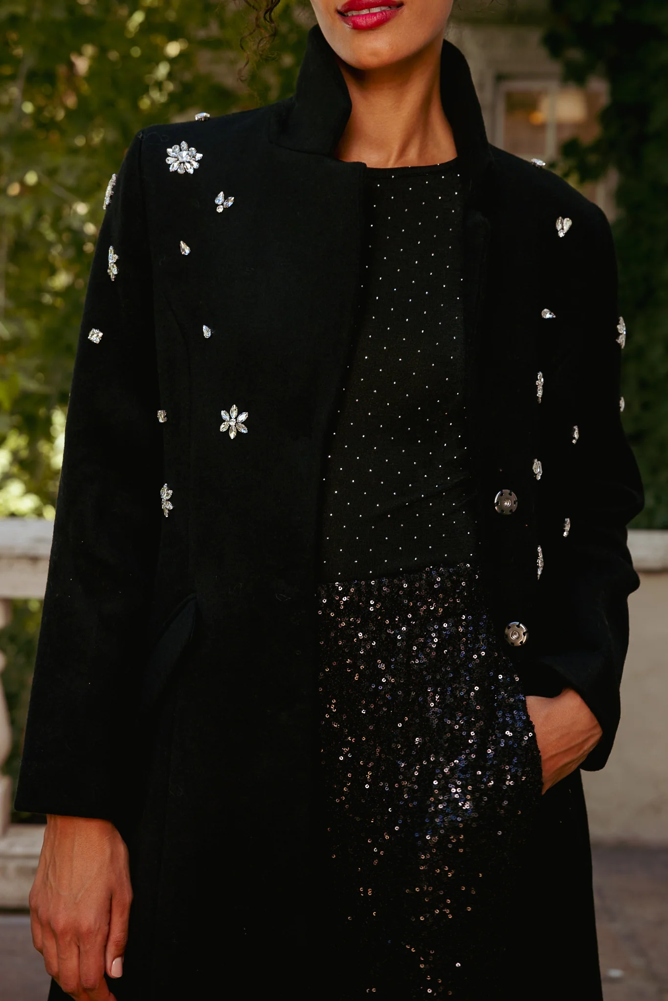 Jacqueline Coat in Black - Image 6