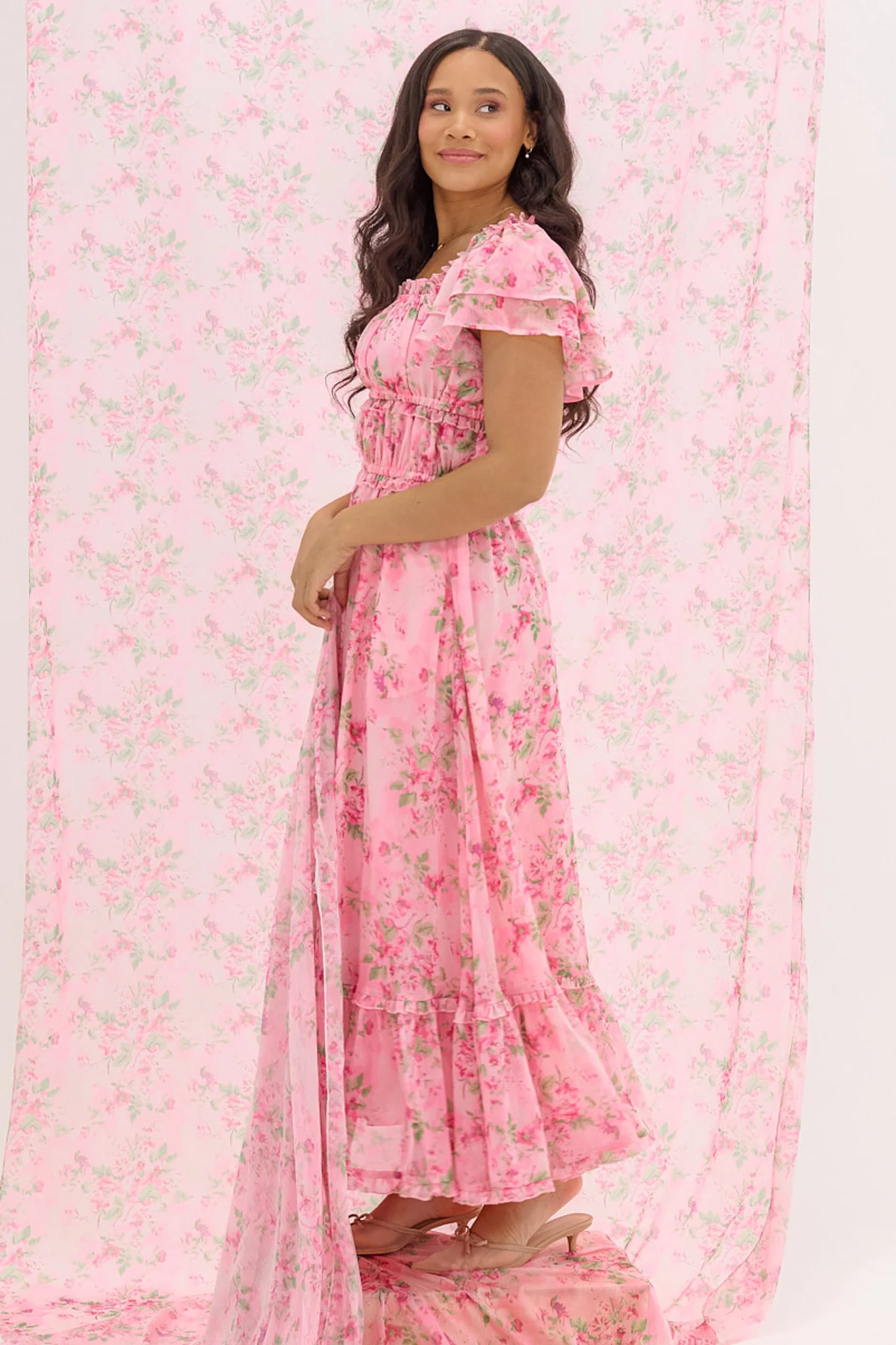 Juliana Dress in Rose Trance - Image 10