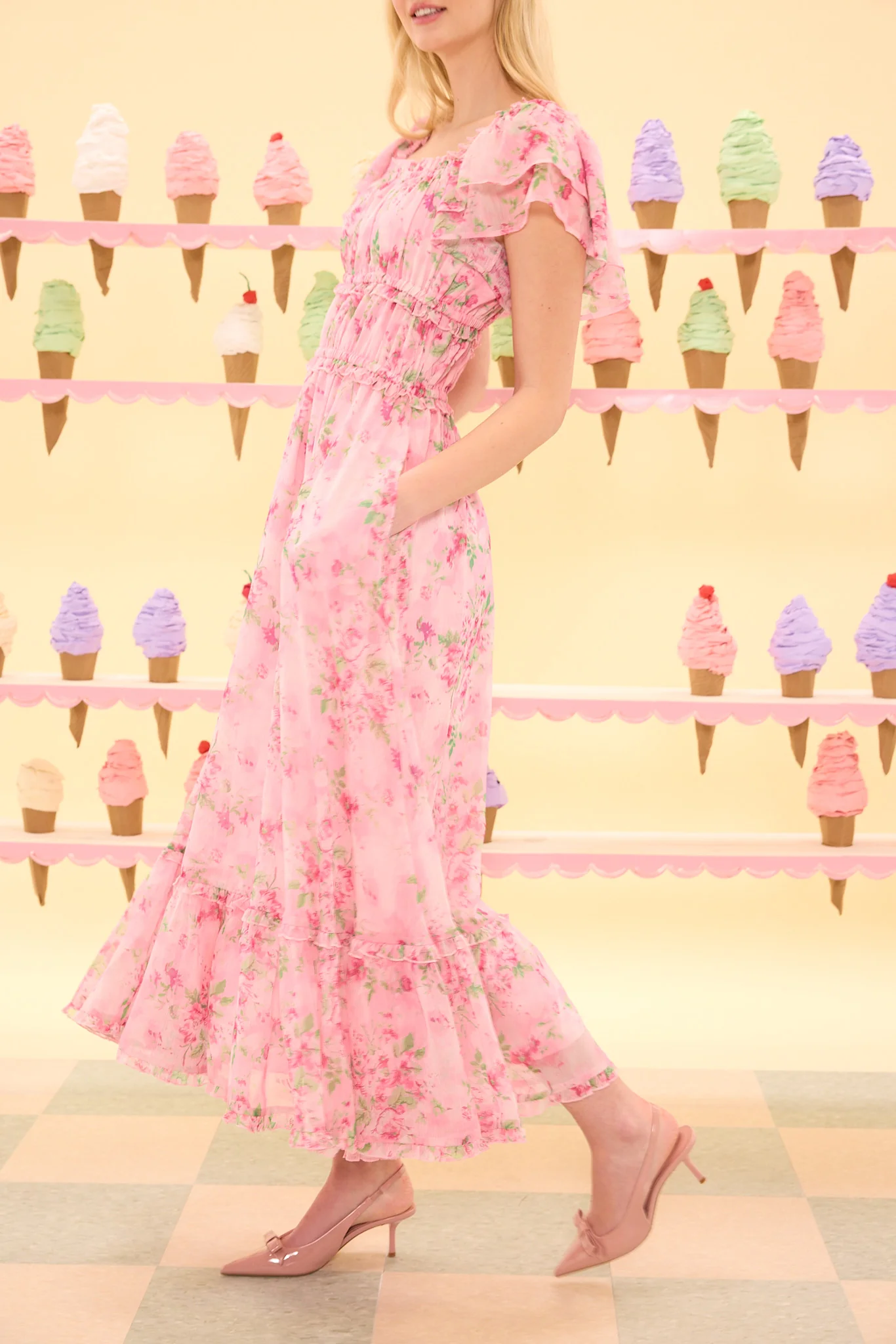 Juliana Dress in Rose Trance - Image 6