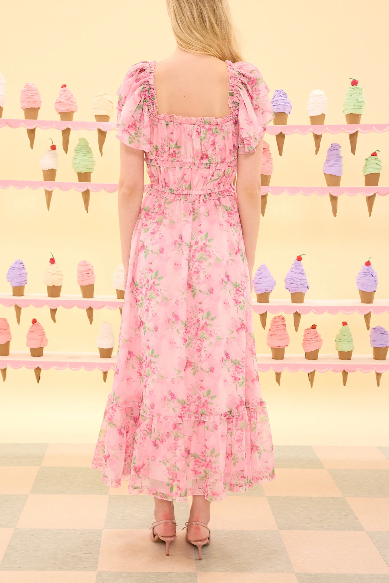 Juliana Dress in Rose Trance - Image 8