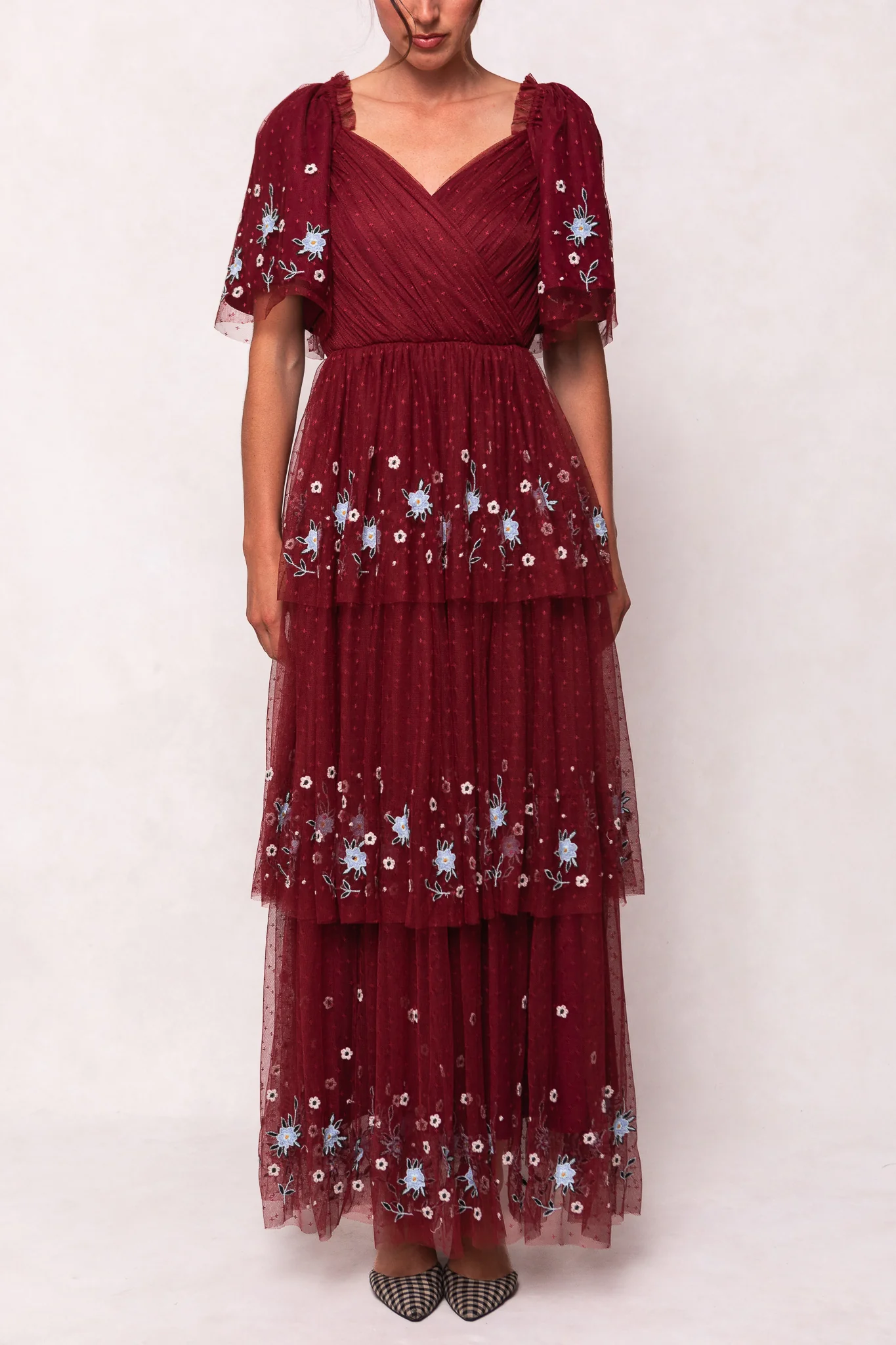 Mabel Dress in Burgundy - Image 6