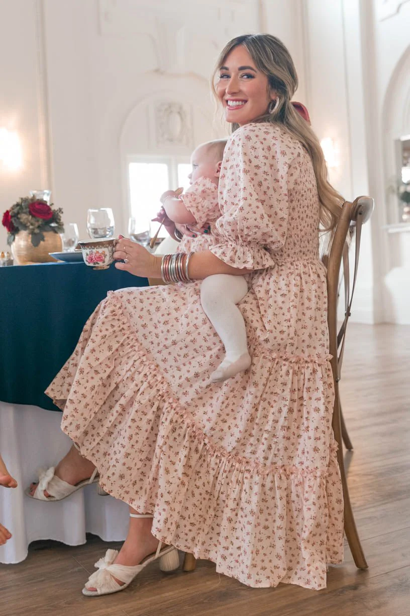 Madeline Dress In Pink - Image 3