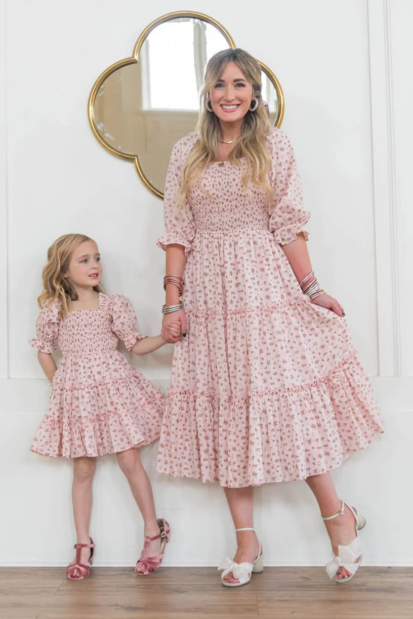 Madeline Dress In Pink - Image 5