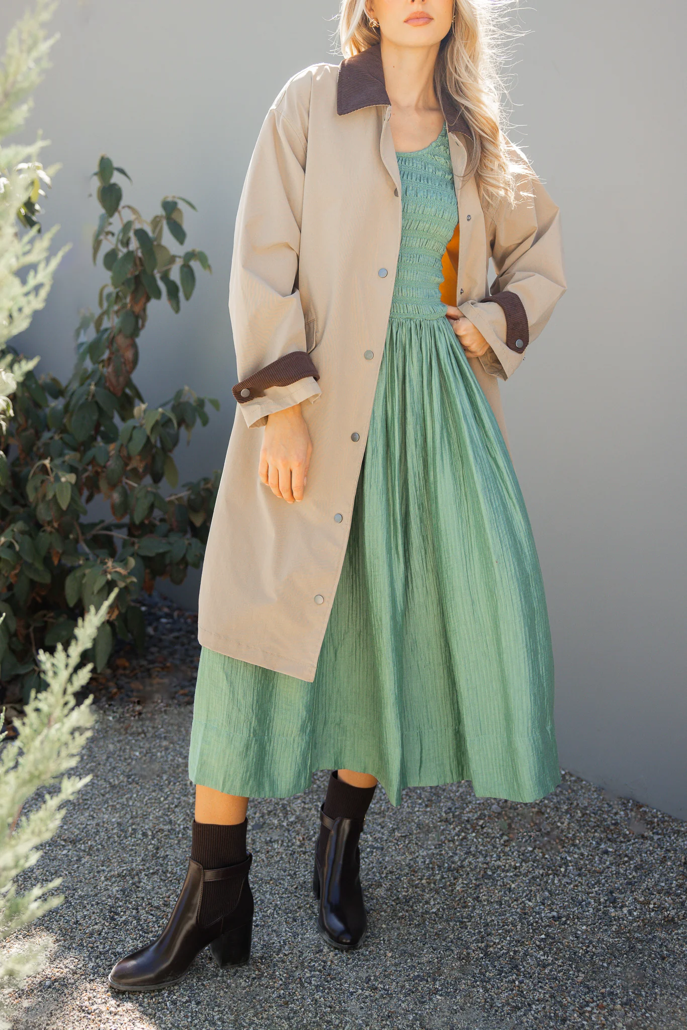 Marlow Dress in Green - Image 7