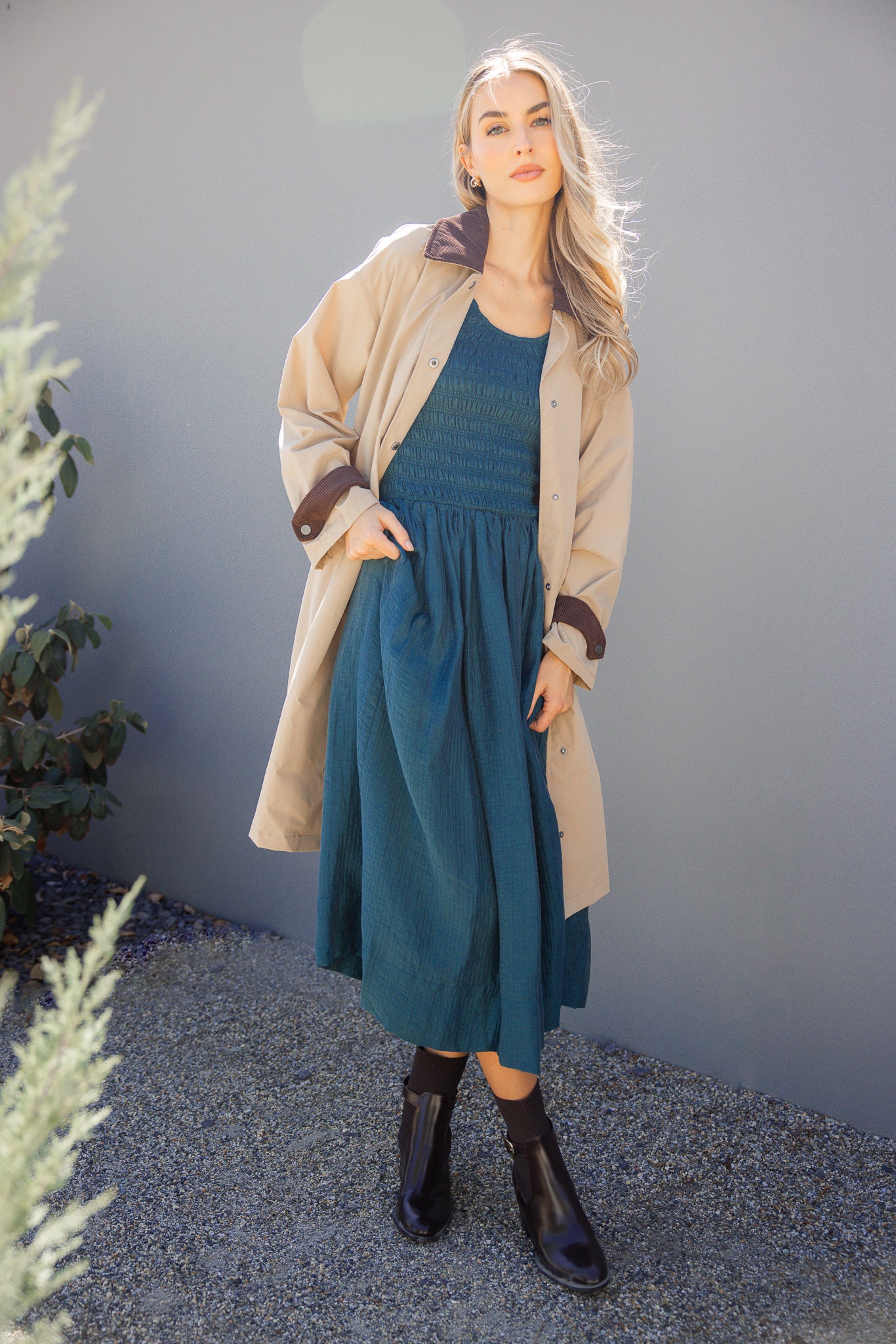 Marlow Dress in Teal - Image 7