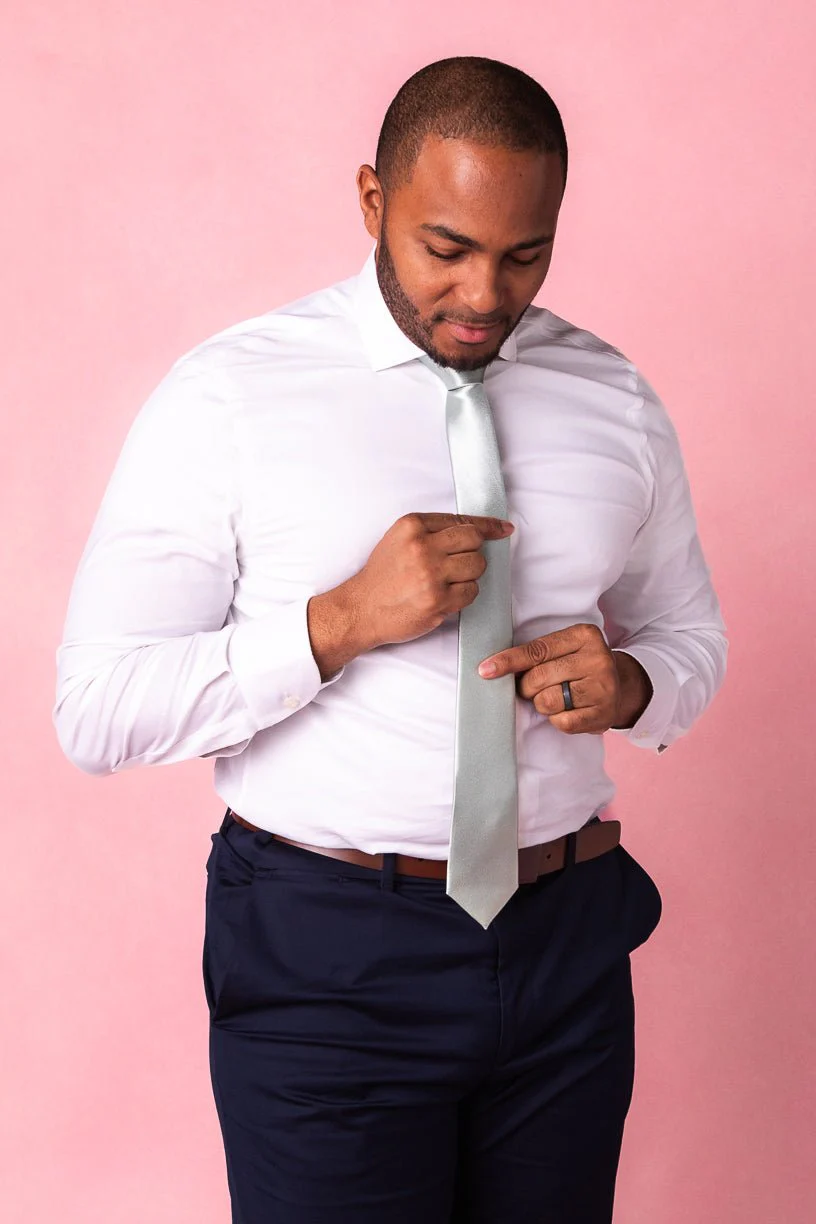 Mens Max Tie in Sage - Image 3