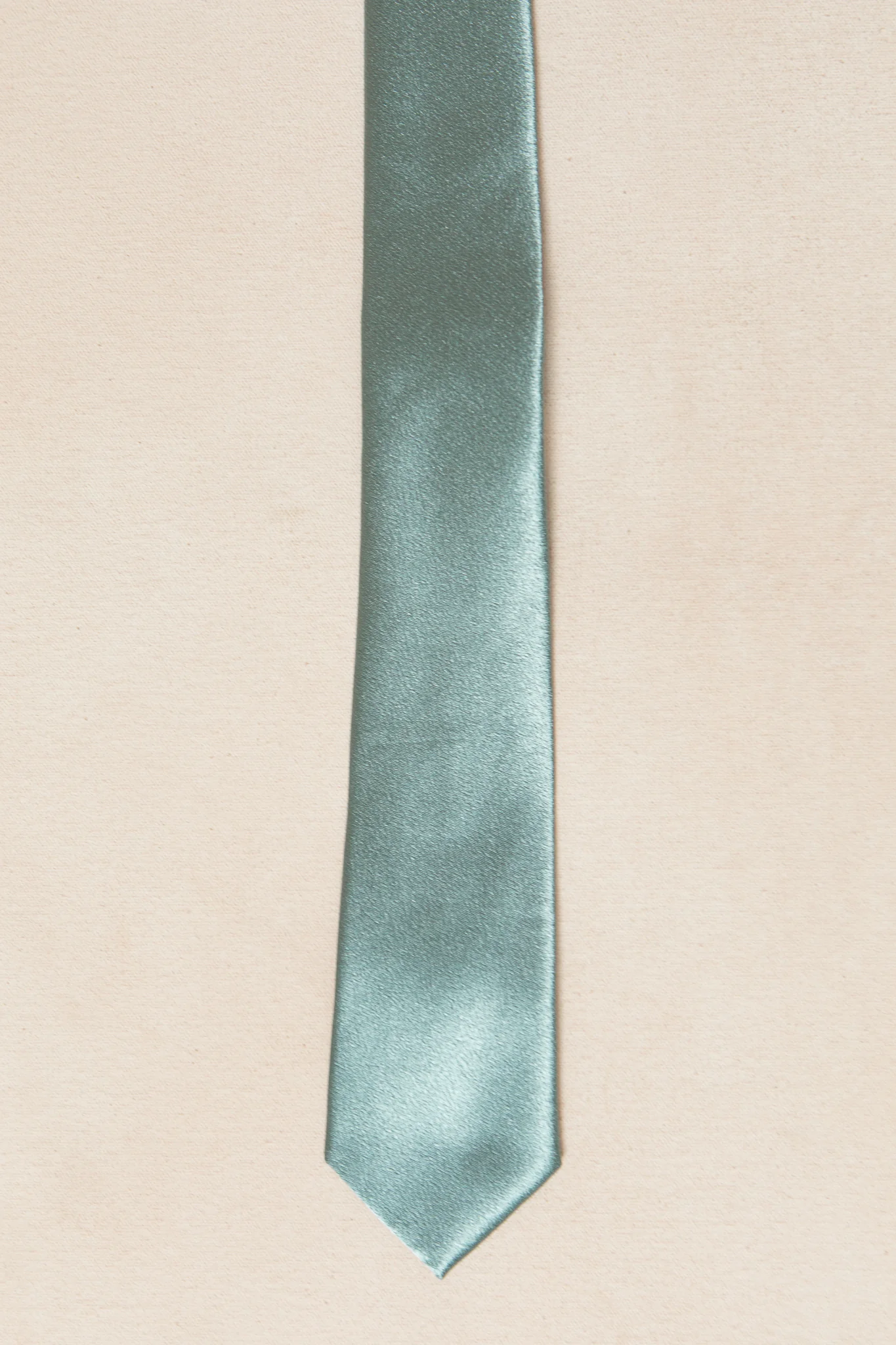 Mens Max Tie in Seaglass Satin - Image 4