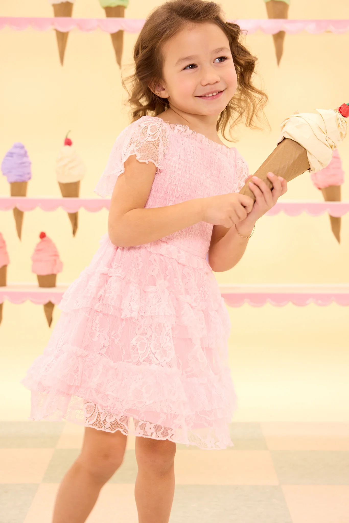 Mini Addy Dress in Light Pink - Image 2
