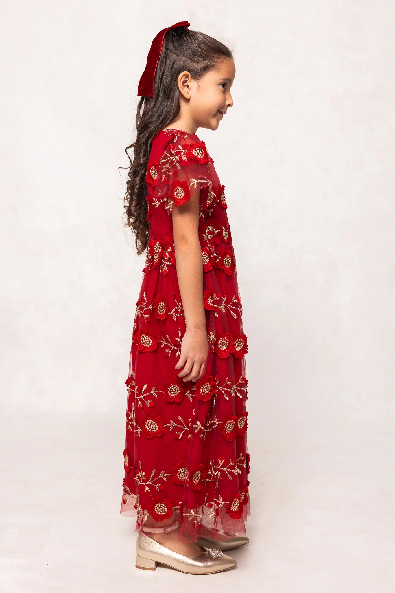 Mini Athena Dress in Red - Image 4