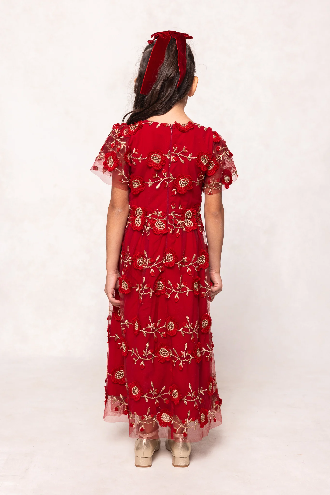 Mini Athena Dress in Red - Image 5