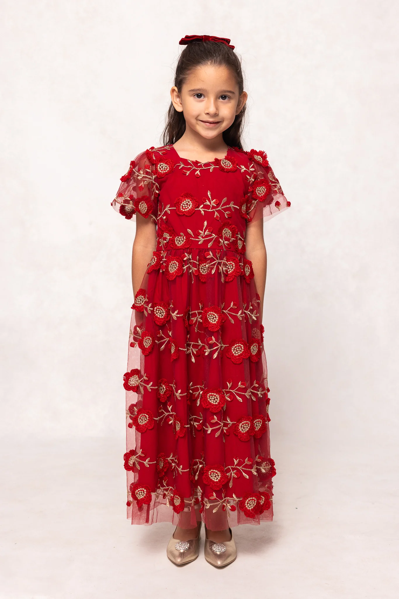 Mini Athena Dress in Red - Image 6
