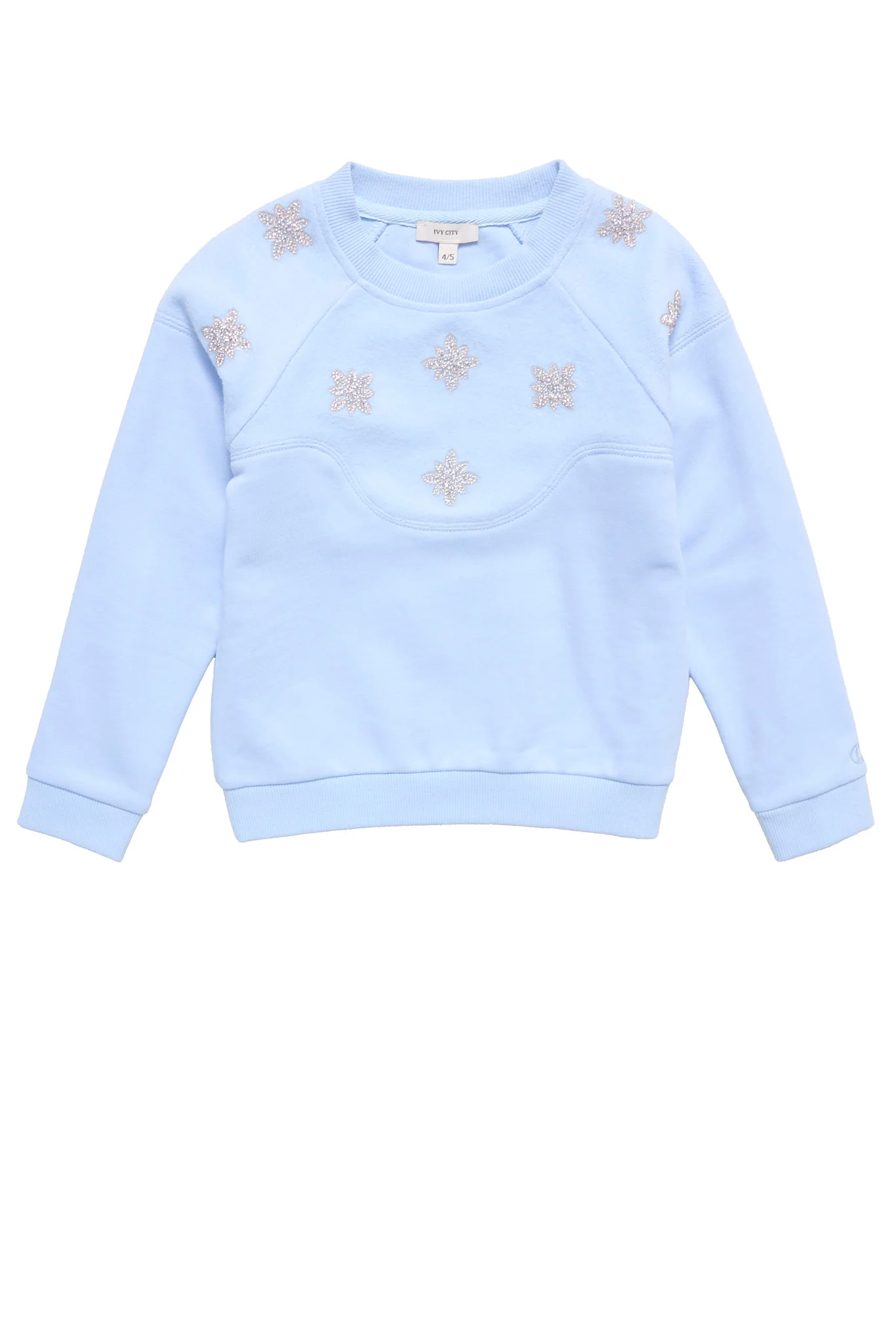 Mini Casey Crewneck Sweatshirt in Light Blue