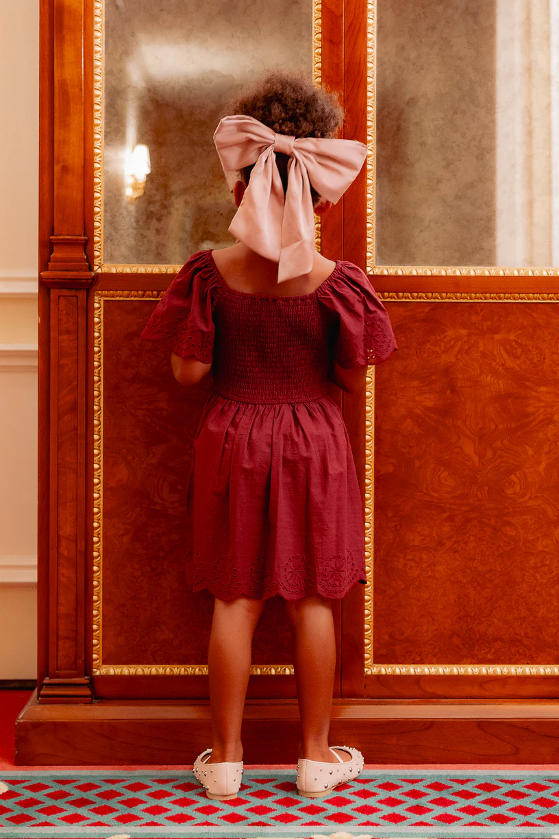 Mini Elara Dress in Zinfandel - Image 5