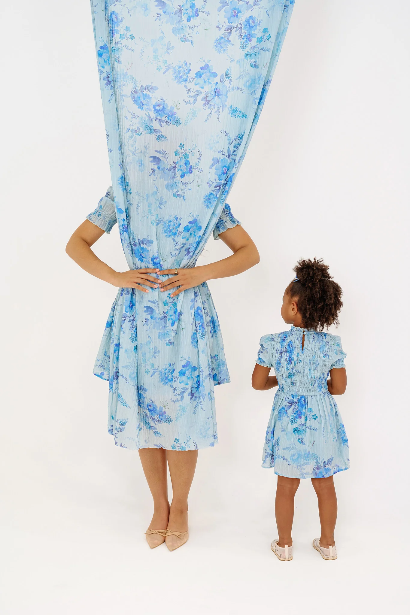 Mini Flynn Dress in Aquarelle Fleur - Image 9