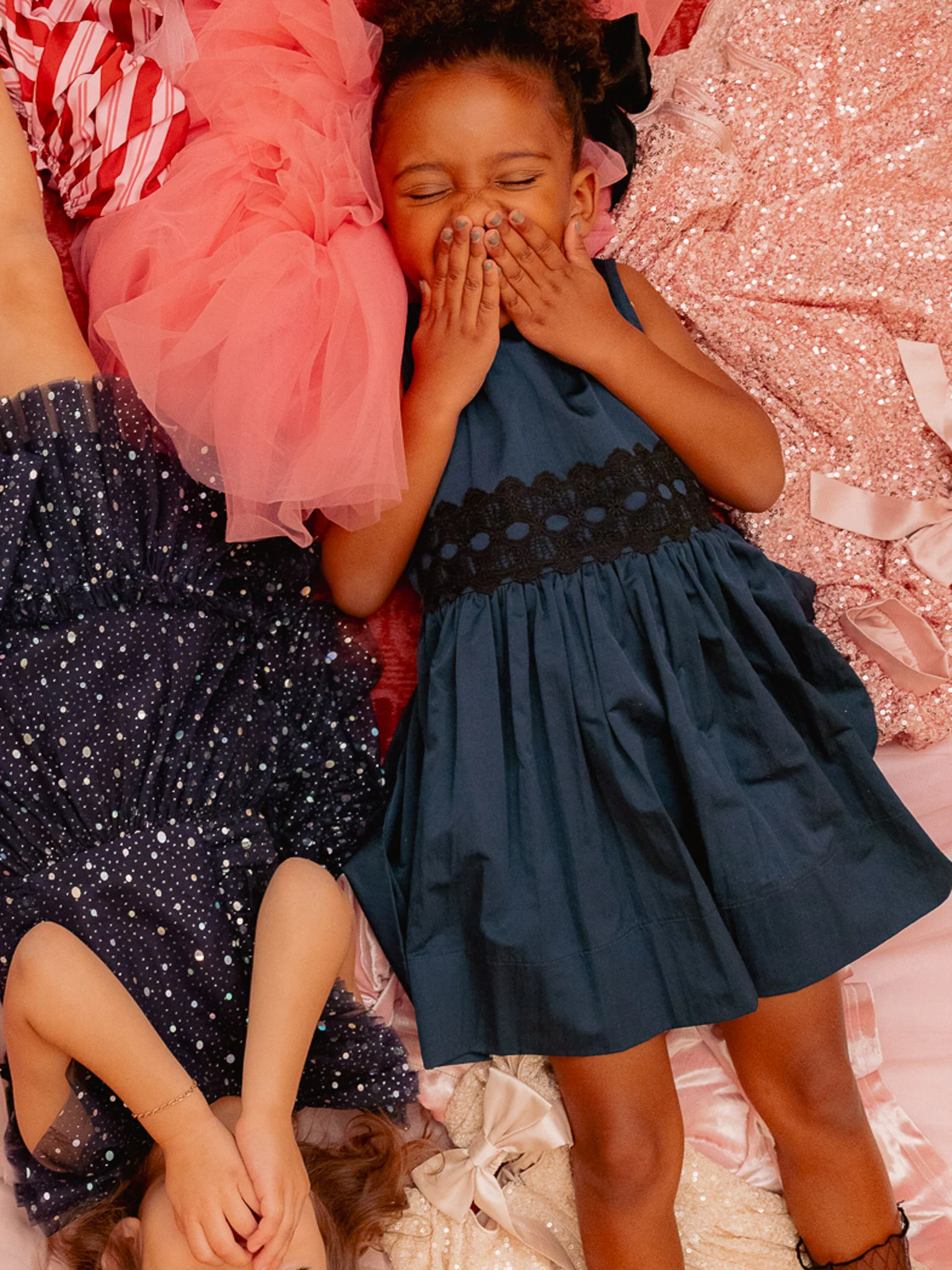Mini Greyson Dress in Navy - Image 7