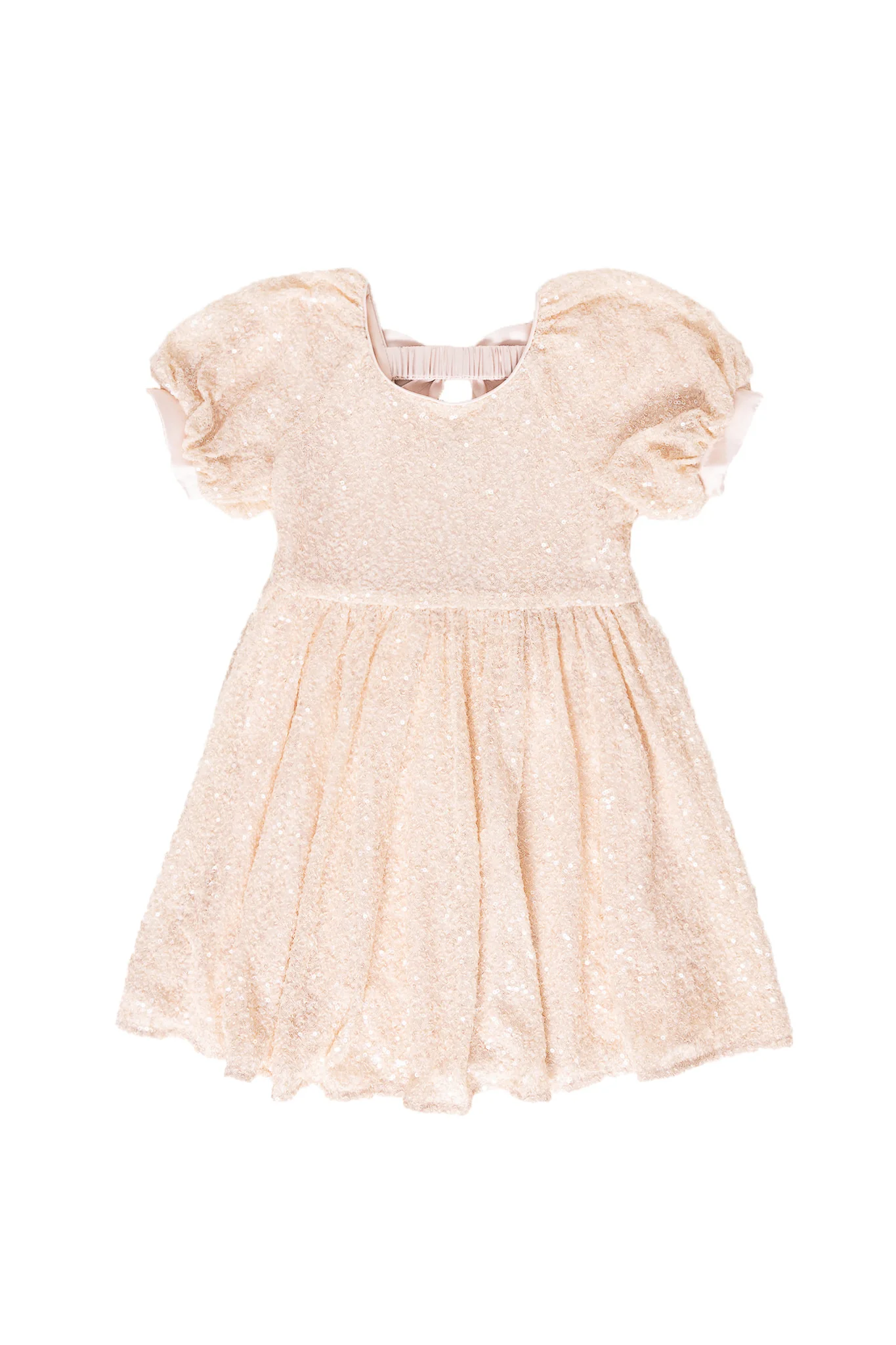 Mini Marisol Dress in Cream Sequin