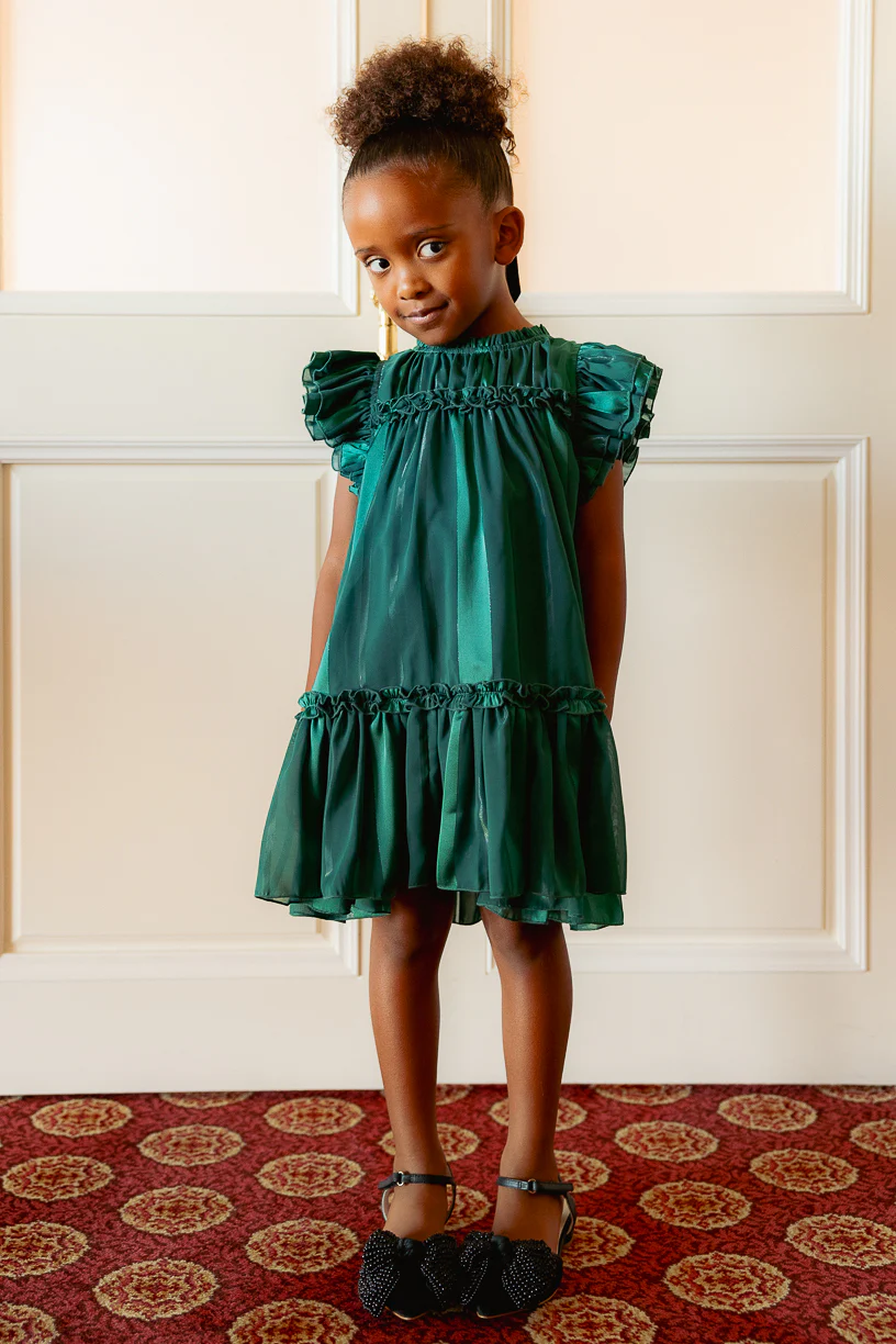 Mini Peridot Dress in Green - Image 5