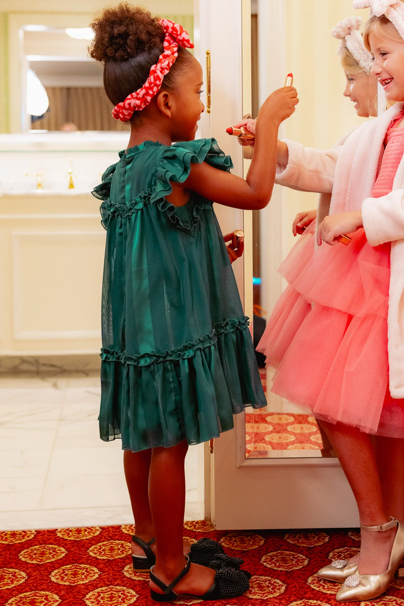 Mini Peridot Dress in Green - Image 7