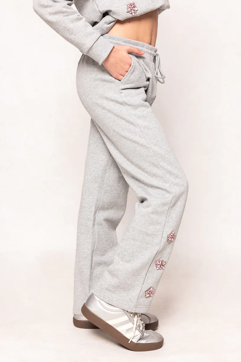 Mini Skylar Sweatpants in Heather Gray - Image 2
