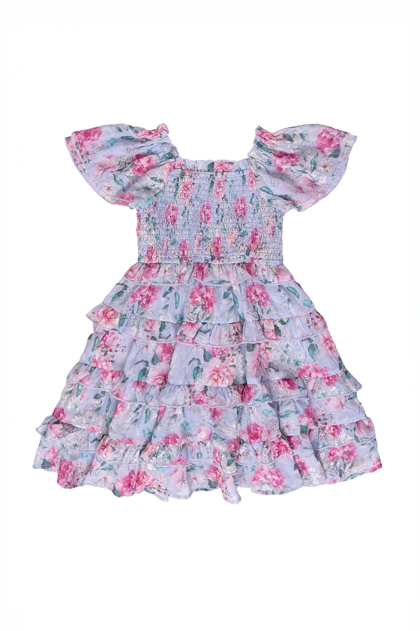 Mini Winnie Dress in Peony Blossoms - Image 2