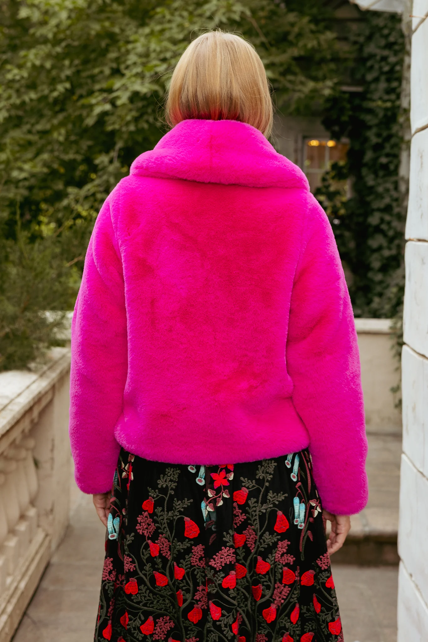 Pandora Coat in Fuchsia - Image 4