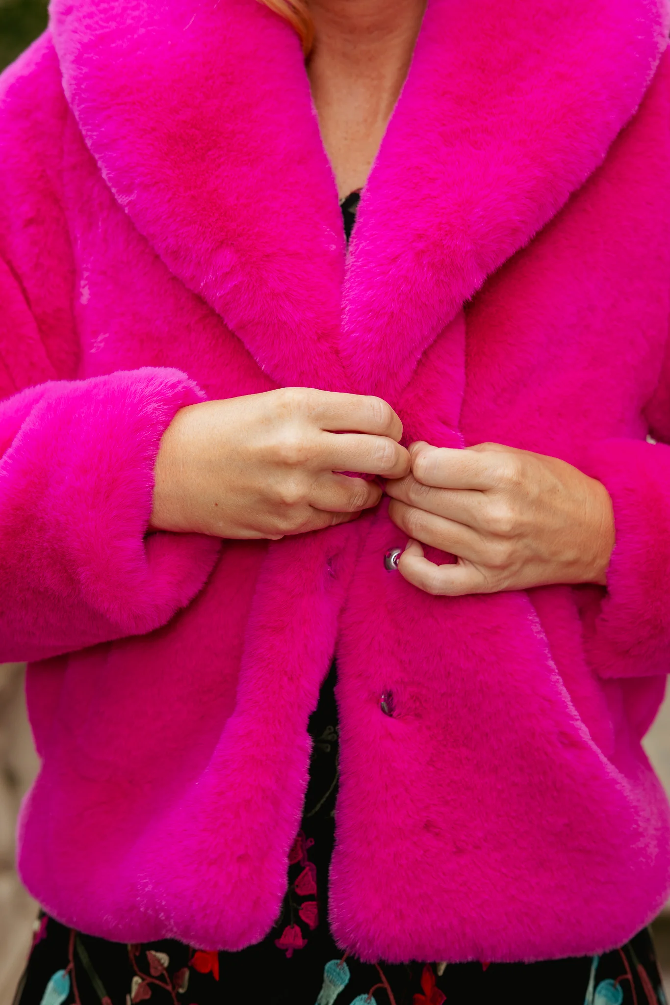Pandora Coat in Fuchsia - Image 5