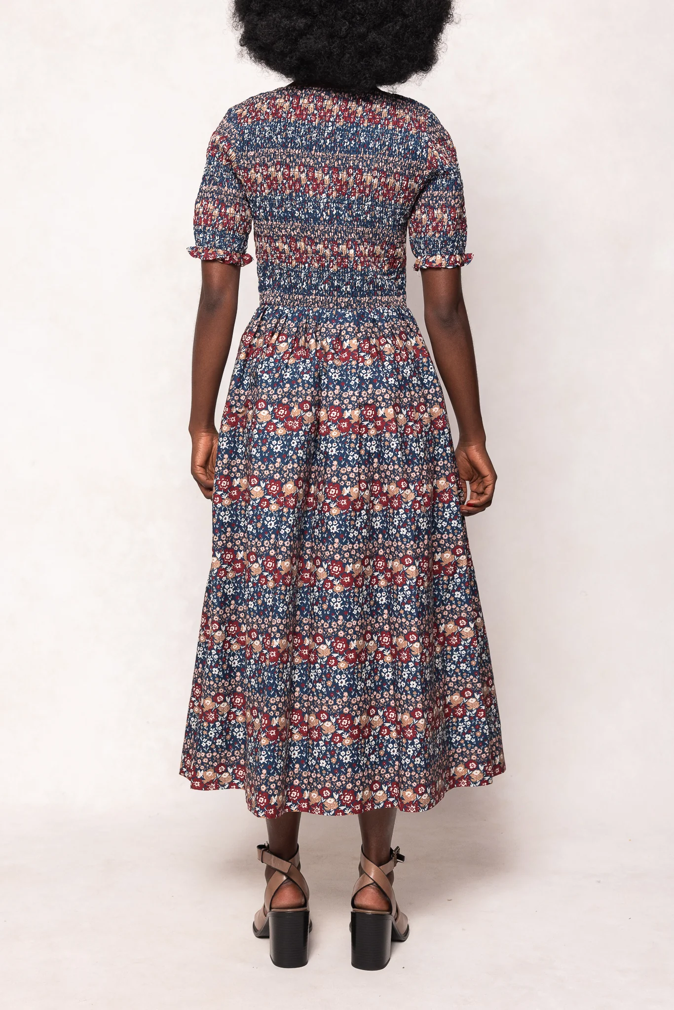 Parker Dress in Dusk Floral Medley - Image 5