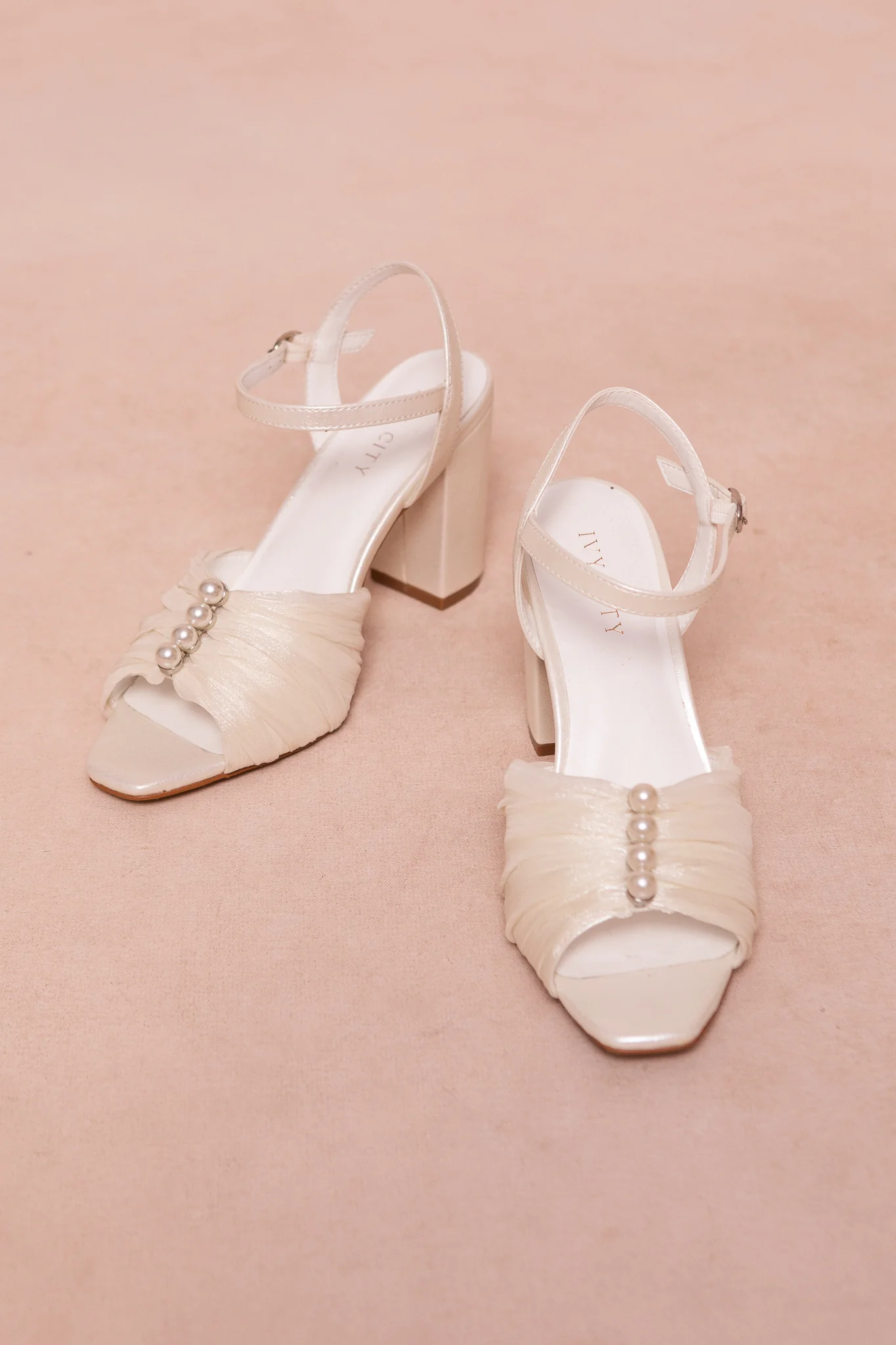 Piper Pearl Heel in Ivory - Image 3
