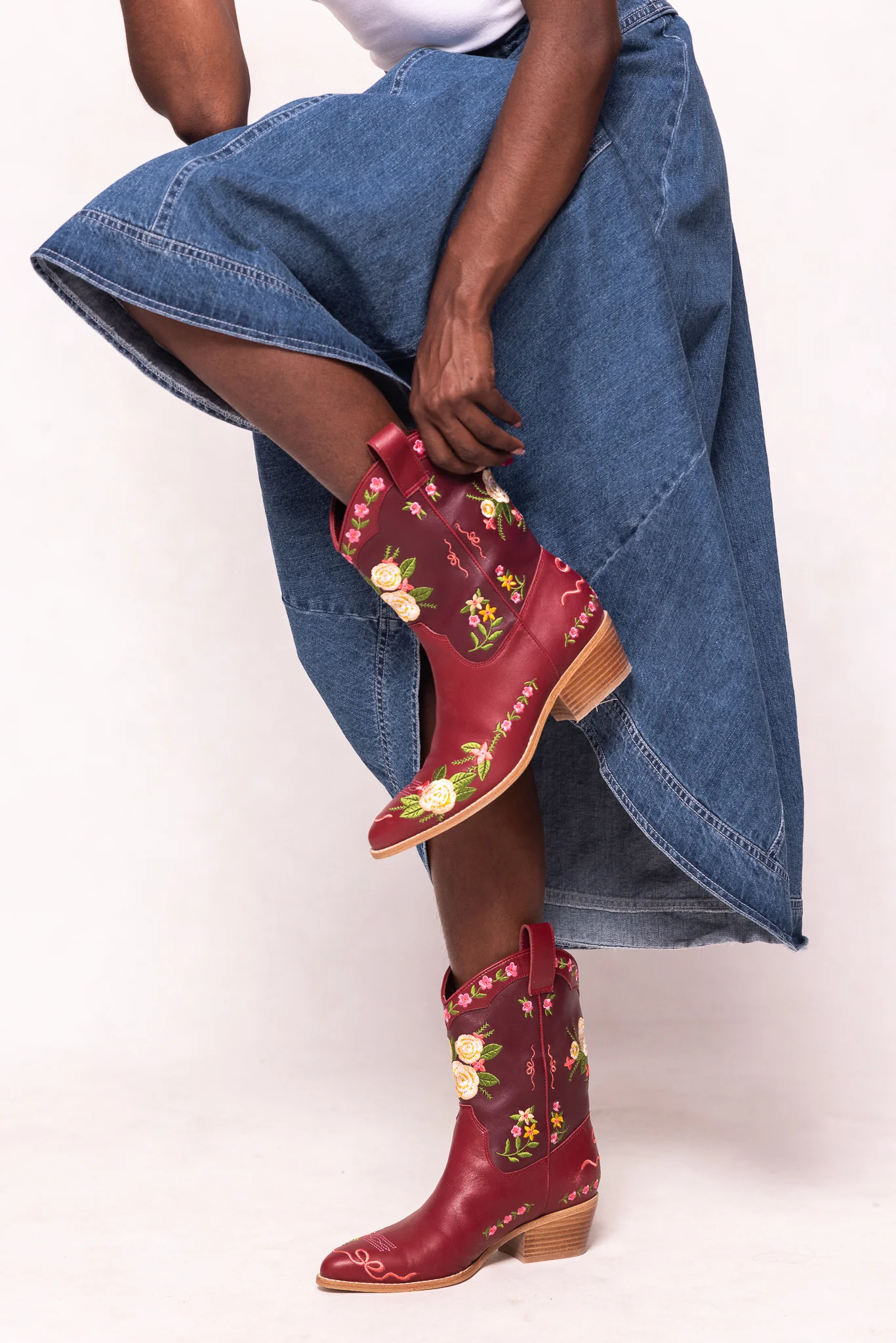 Sierra Bootie in Red - Image 4