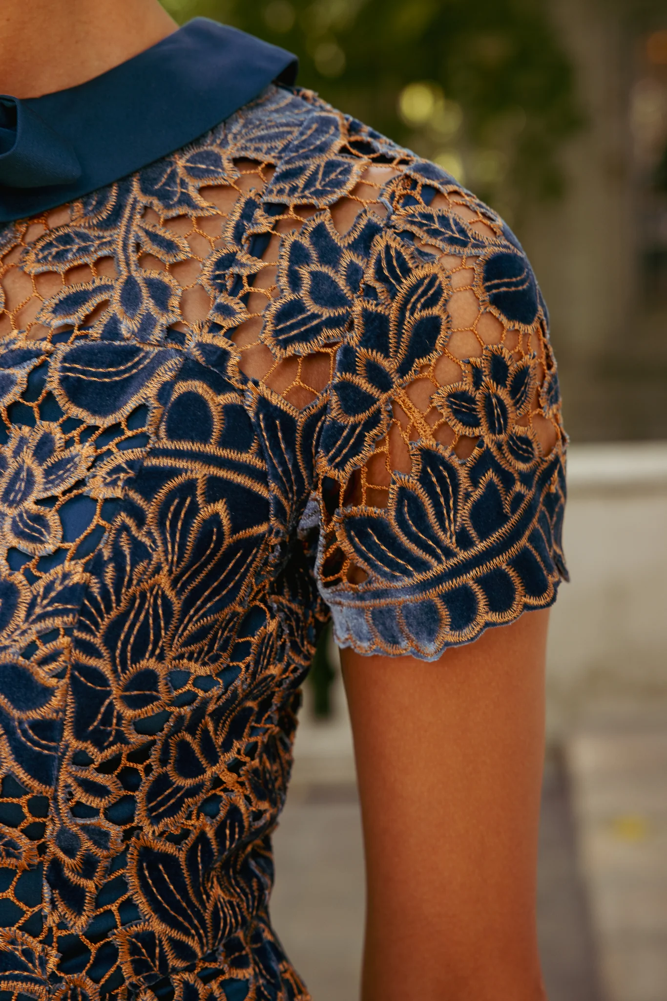Sterling Dress in Golden Veil - Image 6